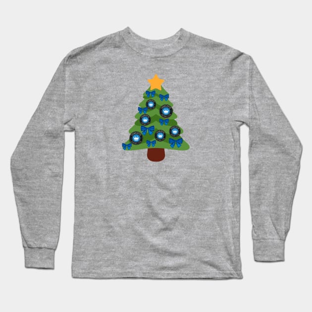 Charlotte FC Christmas Long Sleeve T-Shirt by AmyNMann